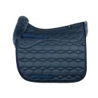 Lammfell Schabracke Dressur Gr.L navy