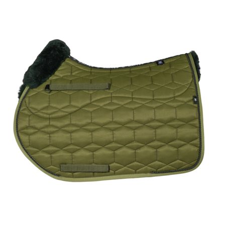Lammfell Schabracke Springen Gr.M olive