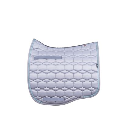Eurofit Schabracke Dressur Gr. L Grau/Petrol, Kollektion 23
