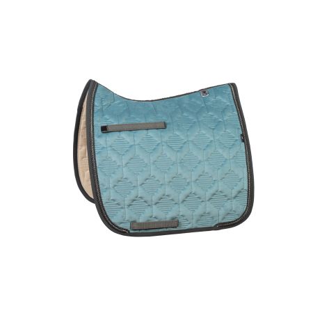 Schabracke Dressur Gr.L Samt ocean Crystal (Musterware)