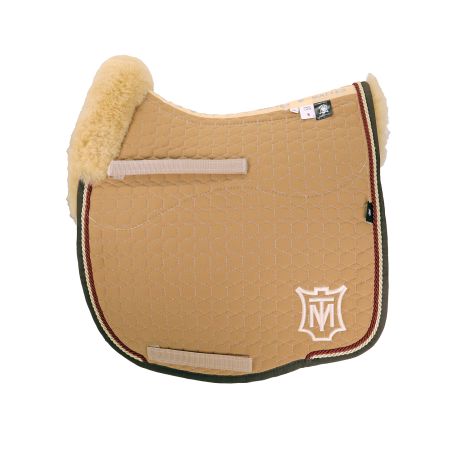 Lammfell Schabracke Eurofit Dressur Gr. S sand