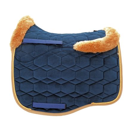 Lammfell Eurofit Dressur Gr.L Samt navy