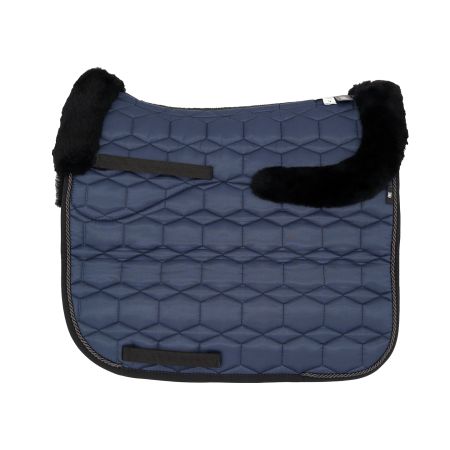 Lammfell Schabracke Dressur Gr.XL navy