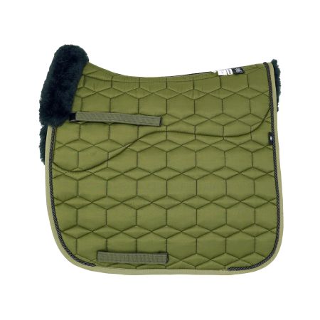 EWWA Lammfell Schabracke Dressur Gr.L olive