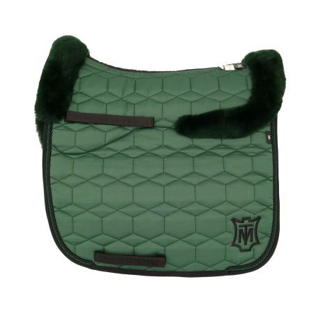 Lammfell Schabracke Dressur Gr.L racing green/grün
